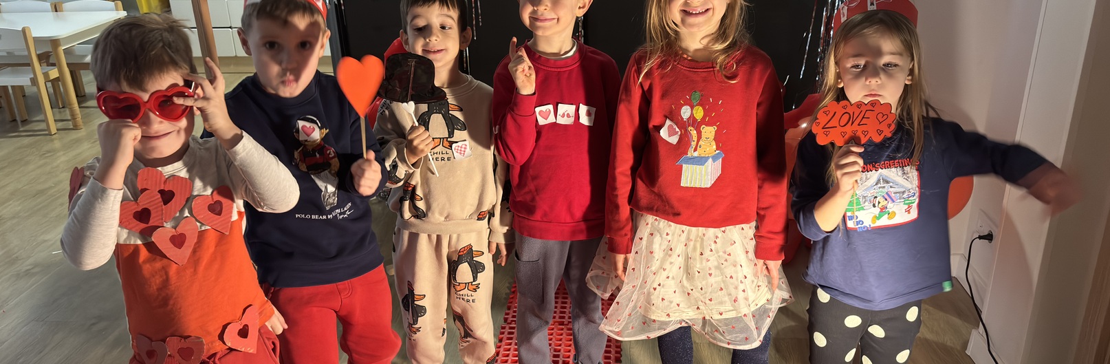 Walentynki w grupie Pszczółek 