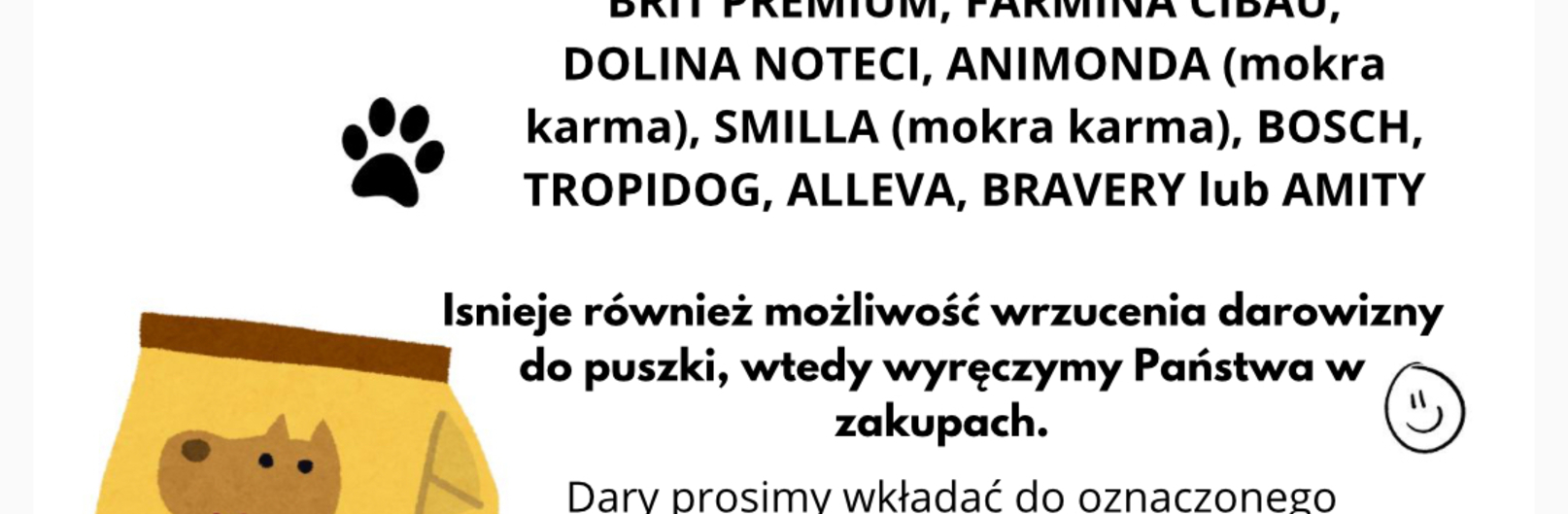 Zbiórka na schronisko