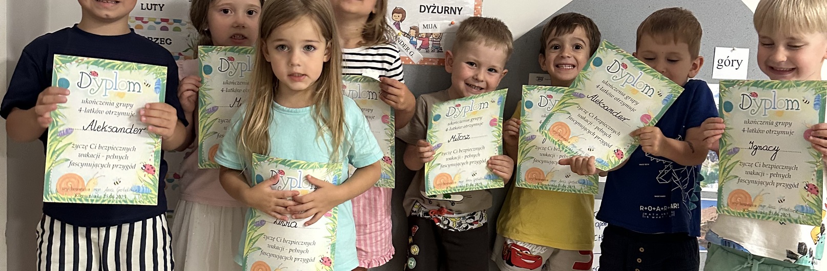 Zakończenie roku 2024/2025 grupa Pszczółek 