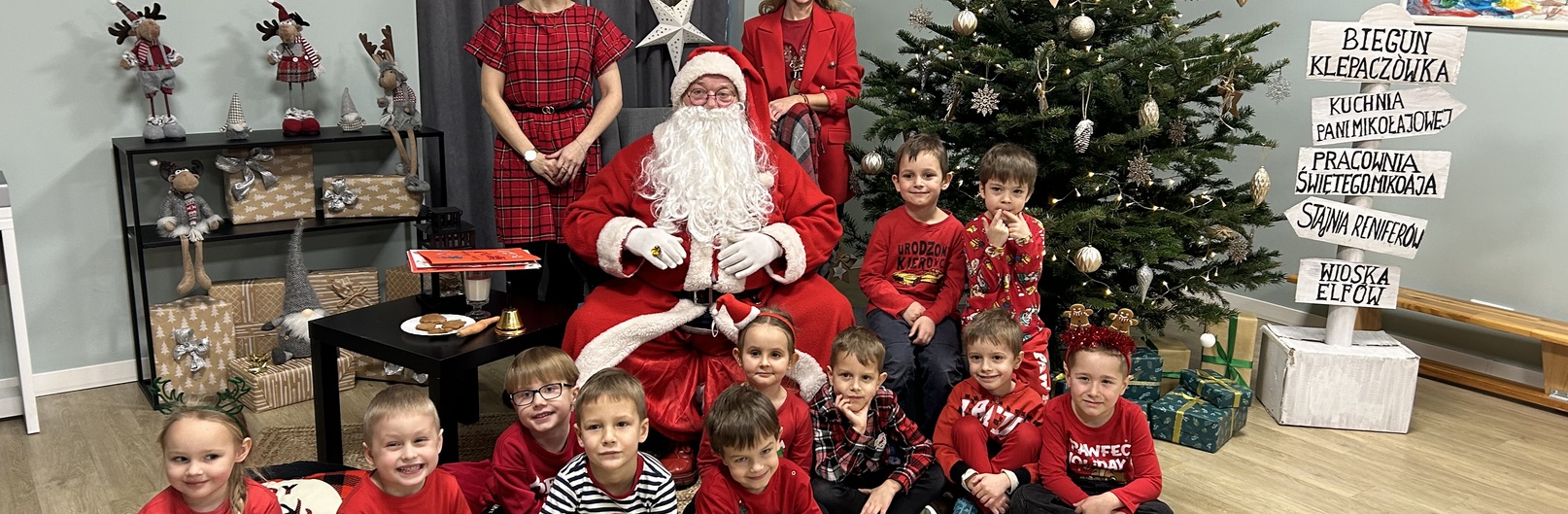 Wizyta Świętego Mikołaja w grupie Biedronki